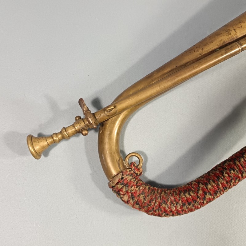 CLAIRON DE TRADITION FANFARE MUSICIENS ARMEE FRANCAISE A. LECOMTE & Cie PARIS MEDAILLE 1867 ET 1878 DATES 1912